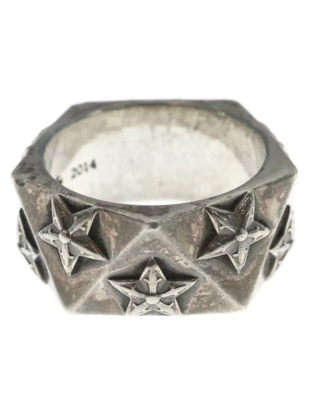 Chrome Hearts Pentagon Star Silver Ring